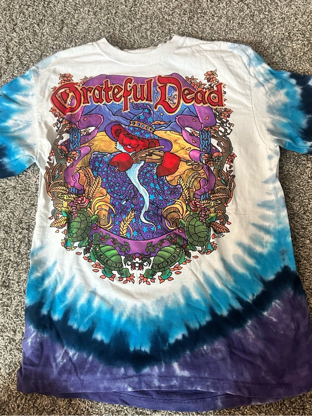 Grateful Dead Tie-Dye Tee - Blue, Purple, White